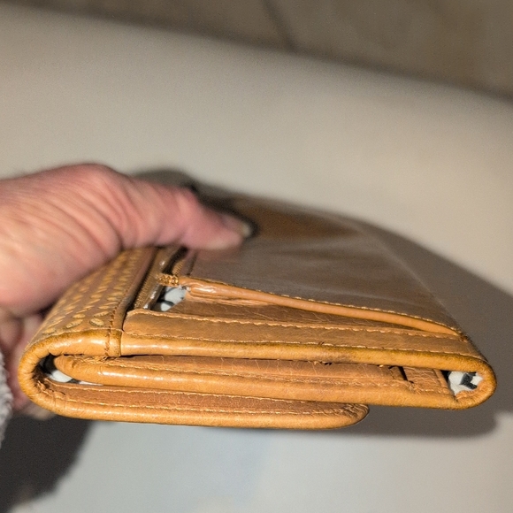 Tan HOBO Leather Wallet - Picture 12 of 14
